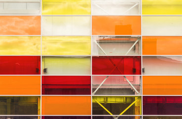 colored rectangular mirrors