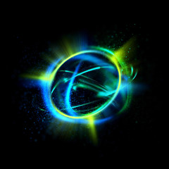 Abstract ring background with luminous swirling backdrop. Glowing spiral. The energy flow tunnel.
Shine round frame with light circles light effect. Glowing cover. Space for your message.