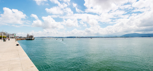 Obraz premium Stadthafen Santander Kantabrien (Cantabria) Spanien