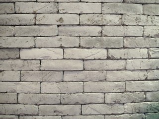 Classic White bricks wall