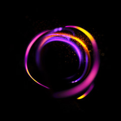 Abstract ring background with luminous swirling backdrop. Glowing spiral. The energy flow tunnel.
Shine round frame with light circles light effect. Glowing cover. Space for your message.