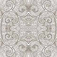 Ornamental Tribal Seamless pattern.