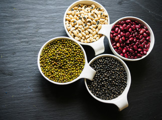 Raw beans