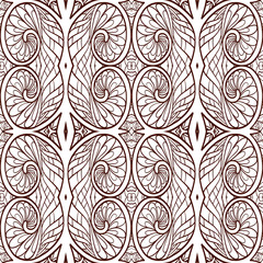 Ornamental Tribal Seamless pattern.
