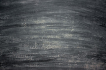 Fototapeta premium Chalk rubbed out on blackboard