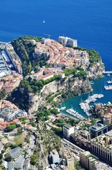 Rocher de Monaco, infrastructures portuaire et routière 