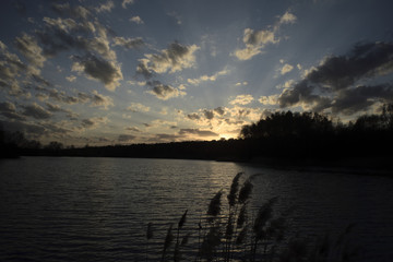 Sonnenuntergang am See