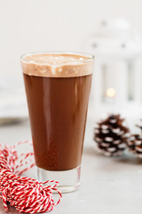 Hot chocolate with whipped cream