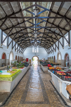 Old market in Silves, Algarve, Portugal