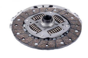 Clutch disc car on a white background