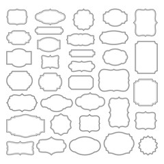 Obraz premium Vintage Frames Set