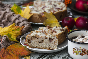 Fresh baked apple pie