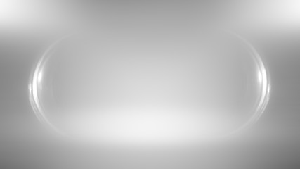 Background empty wall with light frame. Space for your text and picture. Blank trade show booth