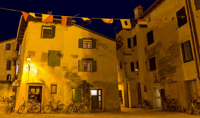 Grado Old Town at Night