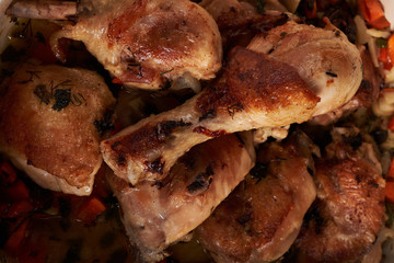 fried chicken close up