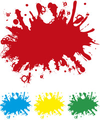 Splash in 4 Farben