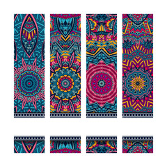 colorful ethnic identity banners