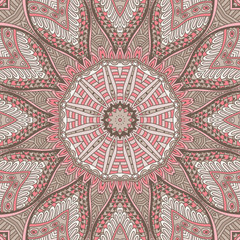 Abstract vintage ethnic round ornamental background 