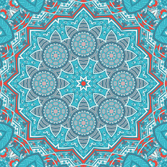 Abstract ornamental seamless vector pattern