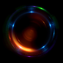 Abstract ring background with luminous swirling backdrop. Glowing spiral. The energy flow tunnel.
Shine round frame with light circles light effect. Glowing cover. Space for your message.