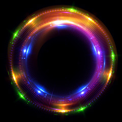 Abstract ring background with luminous swirling backdrop. Glowing spiral. The energy flow tunnel.
Shine round frame with light circles light effect. Glowing cover. Space for your message.