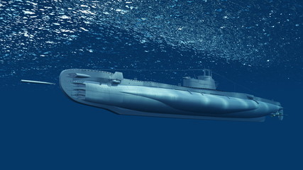 Fototapeta premium Łódź podwodna