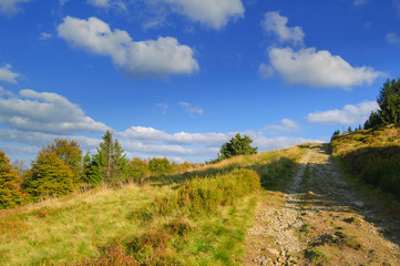 Szlak turystyczny w górach