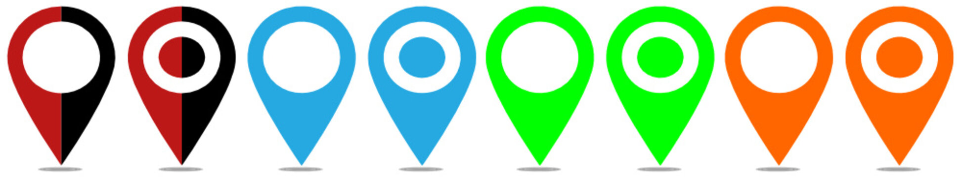 map pins - transparenter Hintergrund