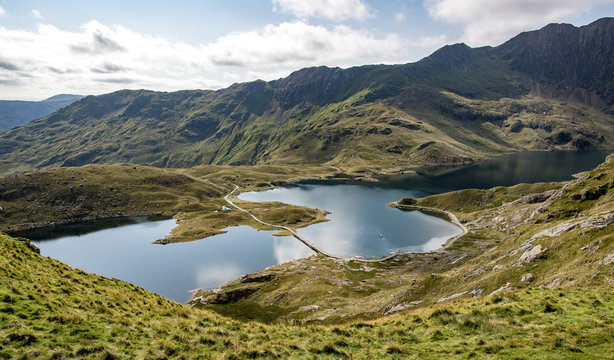 View from Pyg Track Snowdon