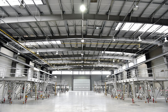 Modern industrial warehouse