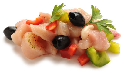 Gallus gallus domesticus Hoender Chicken Poule Haushuhn Küche Straccetti Høns Gà di Pula shpend Kura Kuzhinë domowa Pollo Coq Cuisine Cucina Găină Cocina ẩm thực Kombuis de © Comugnero Silvana