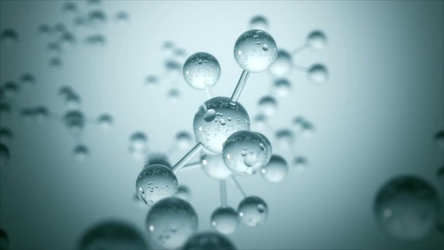 Abstract Molecule Background - Loopable 3D Animation