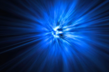 Abstract glowing blue light background