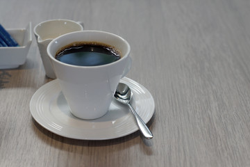 cup of hot coffee