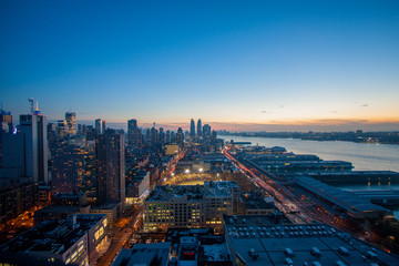 Naklejka premium new york skyline