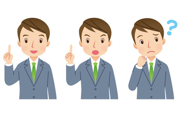 ビジネスマン　男性　ポーズ