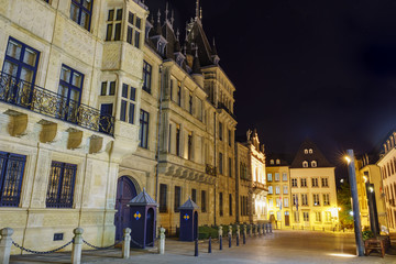 Fototapeta na wymiar The historical Palais Grand Ducal