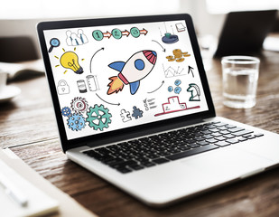 Start Up Business Strategy Growth Planning Concept