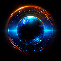 Abstract ring background with luminous swirling backdrop. Glowing spiral. The energy flow tunnel.
Shine round frame with light circles light effect. Glowing cover. Space for your message.