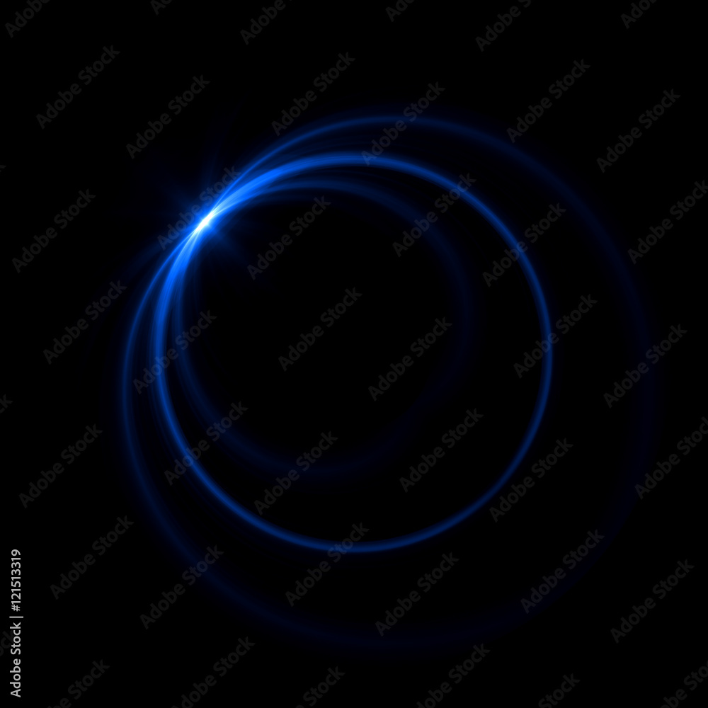 Canvas Prints abstract ring background with luminous swirling backdrop. glowing spiral. the energy flow tunnel. sh