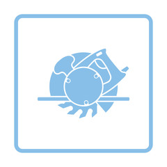 Circular saw icon