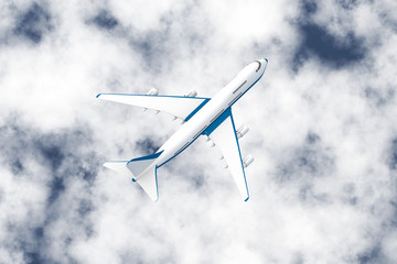 Airplane Flying in the Sky