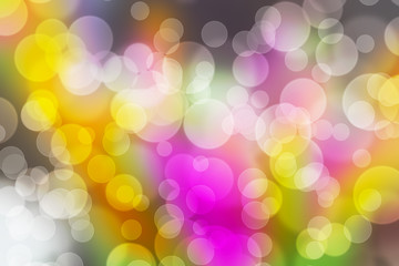 Colorful of bokeh background