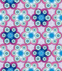 colorful seamless vintage style patterns for wallpaper and fabric