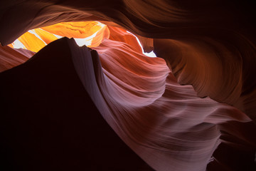 Der Antelope Canyon in Arizona, USA.