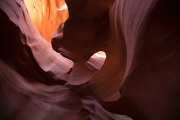 Der Antelope Canyon in Arizona, USA.