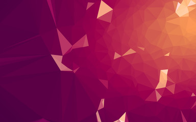 Abstract low poly background, geometry triangle