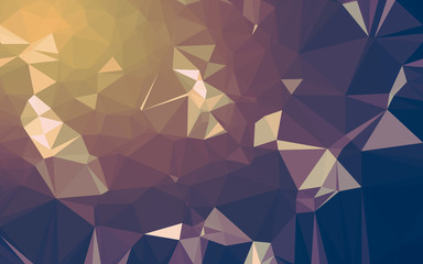 Fototapeta premium Abstract low poly background, geometry triangle