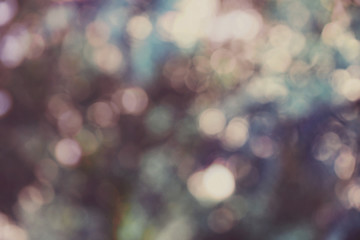 Retro vintage abstract bokeh blur background