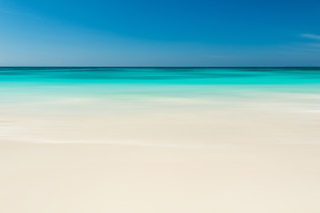 Abstract beach scene blurred background